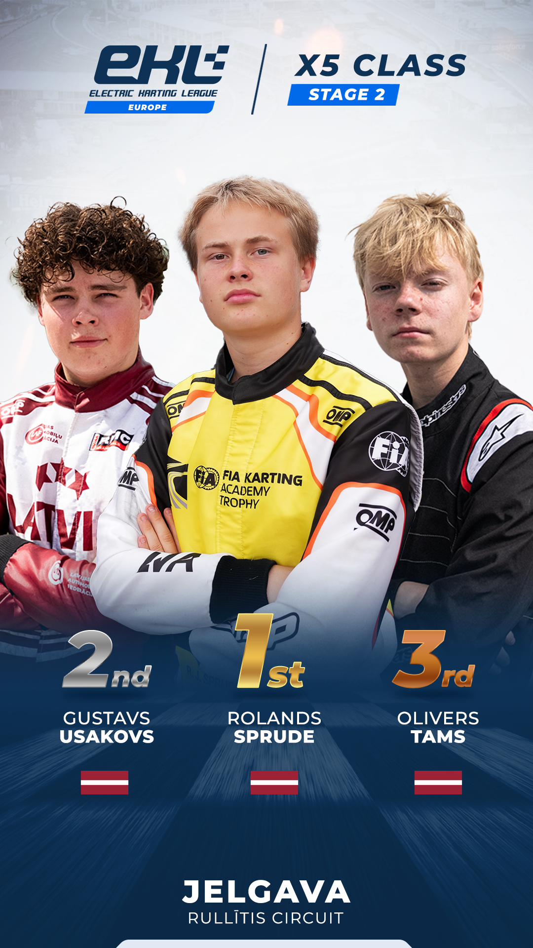 STAGE 2 – JELGAVA | European Electric Karting League | Latvia
